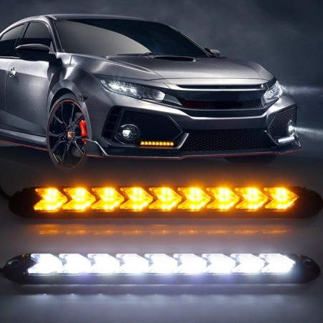 Universal car headlight strip - DRL - LED light - waterproof - 2 piecesDaytime Running Lights (DRL)